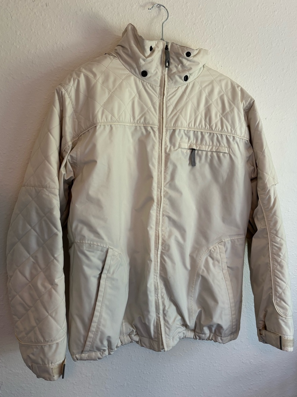 Burton Cream Quilted Puffer Ski Snowboard Jacket